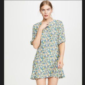 Faithful the Brand Jeanette Dress Vioneet floral size xs